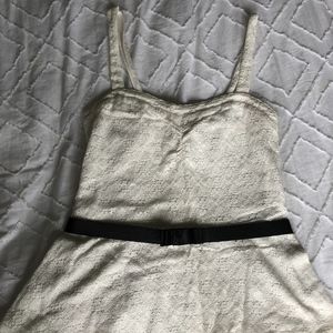 Aerie Peplum Lace Bow Tank